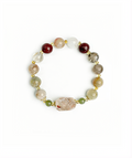 Warm Light Multicolor Gemstone Bracelet