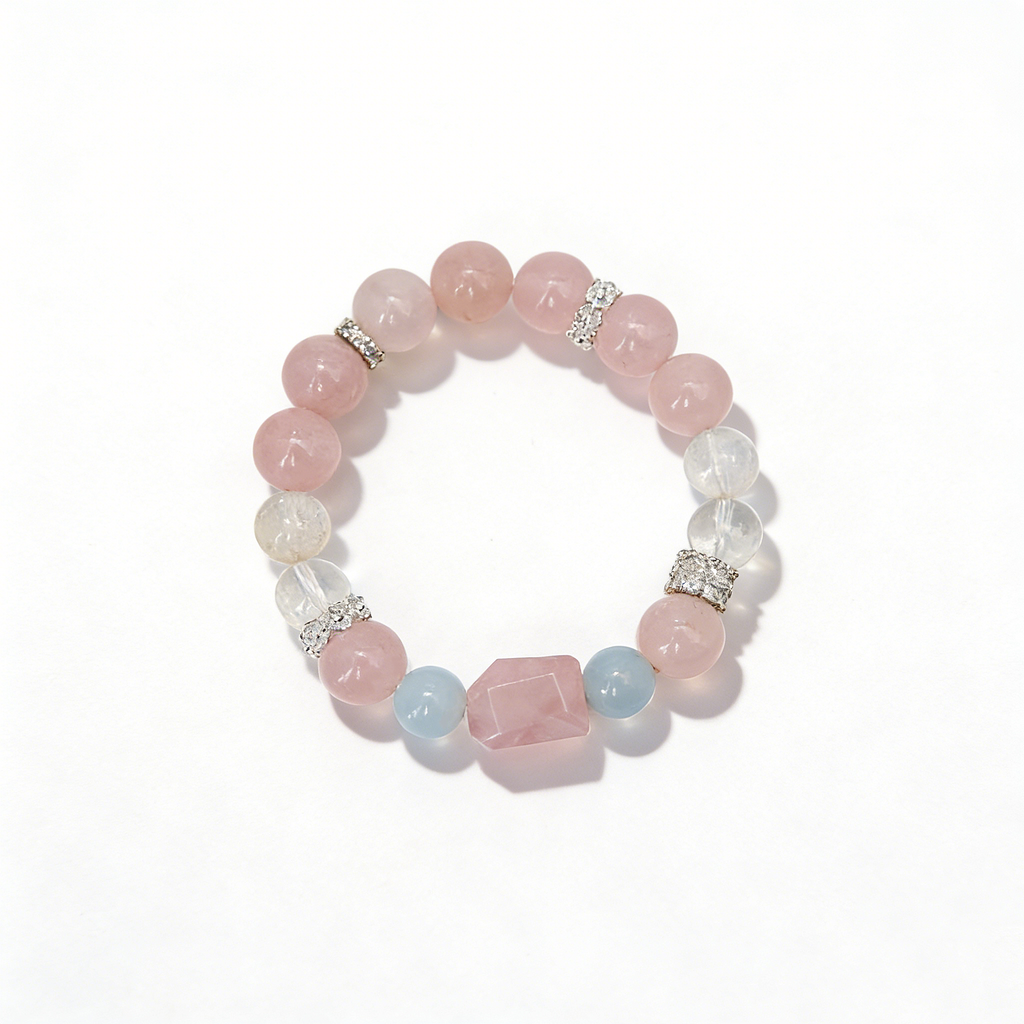 Icy Pink Glazed Bracelet
