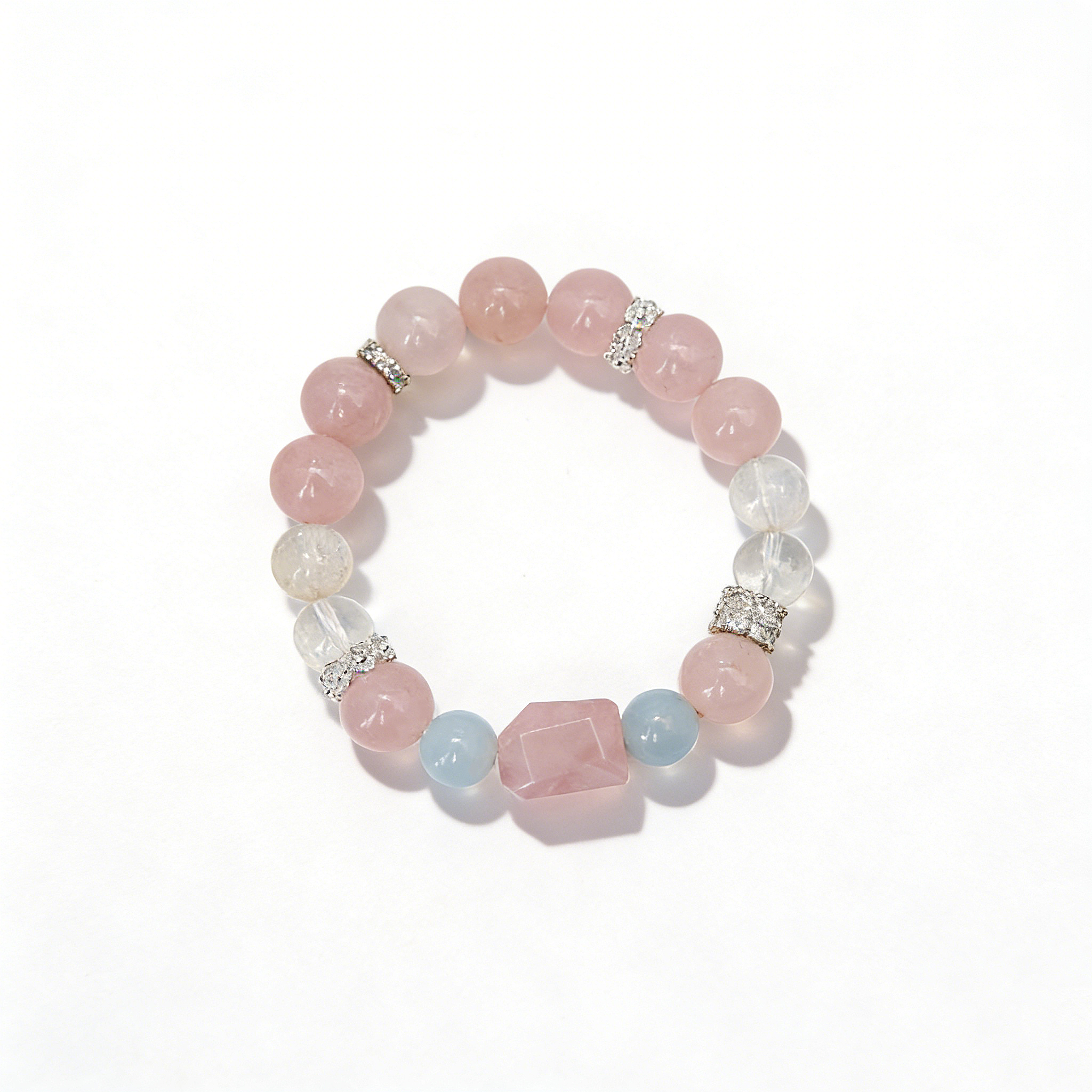 Icy Pink Glazed Bracelet