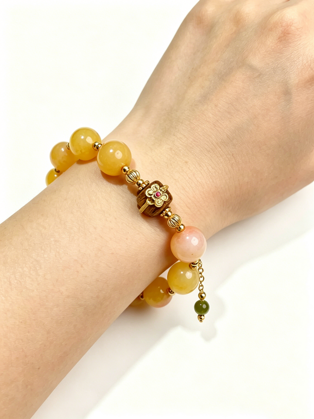 Green aventurine lucky bracelet