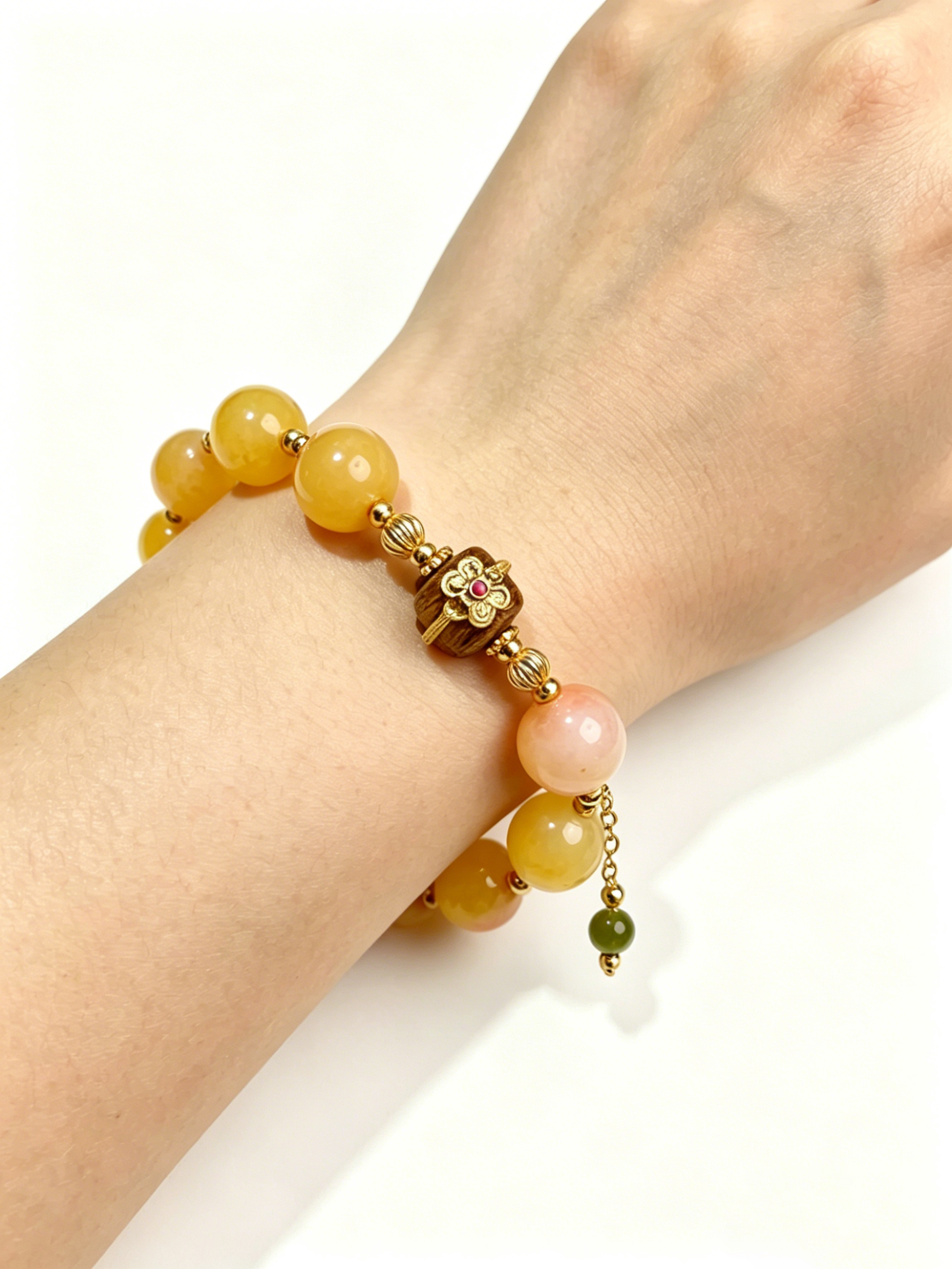 Green aventurine lucky bracelet