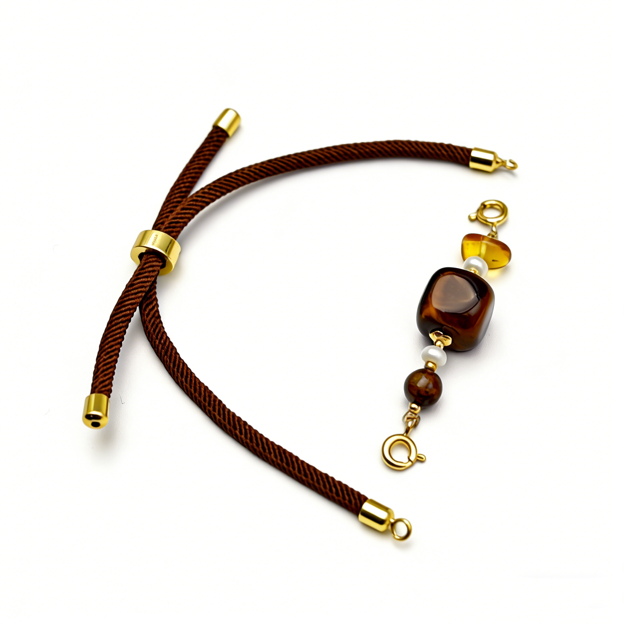 DIY Square Tiger Eye Bracelet