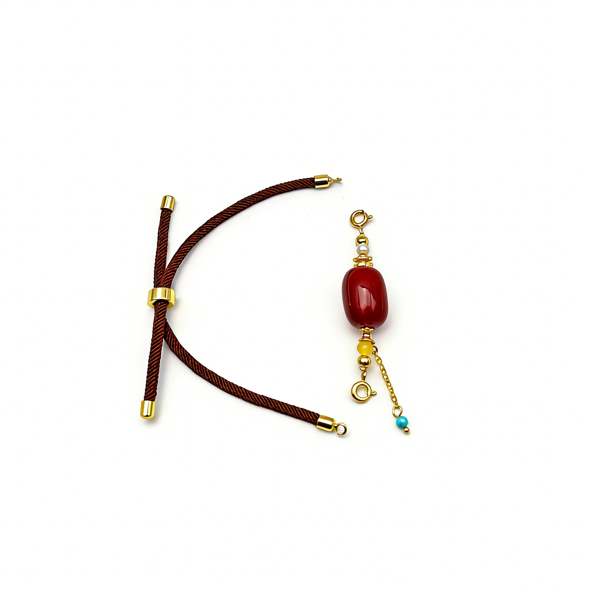 DIY Red Agate Bracelet