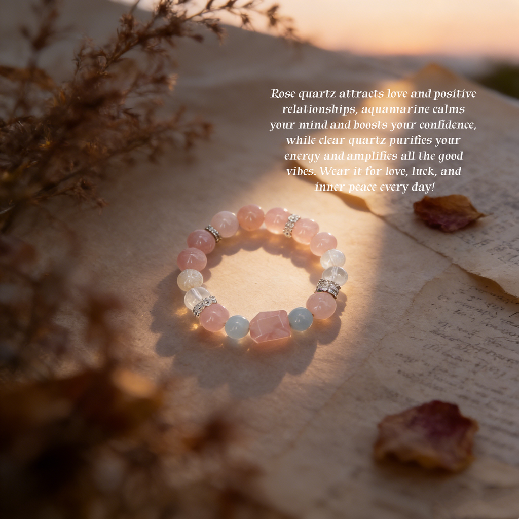 Icy Pink Glazed Bracelet