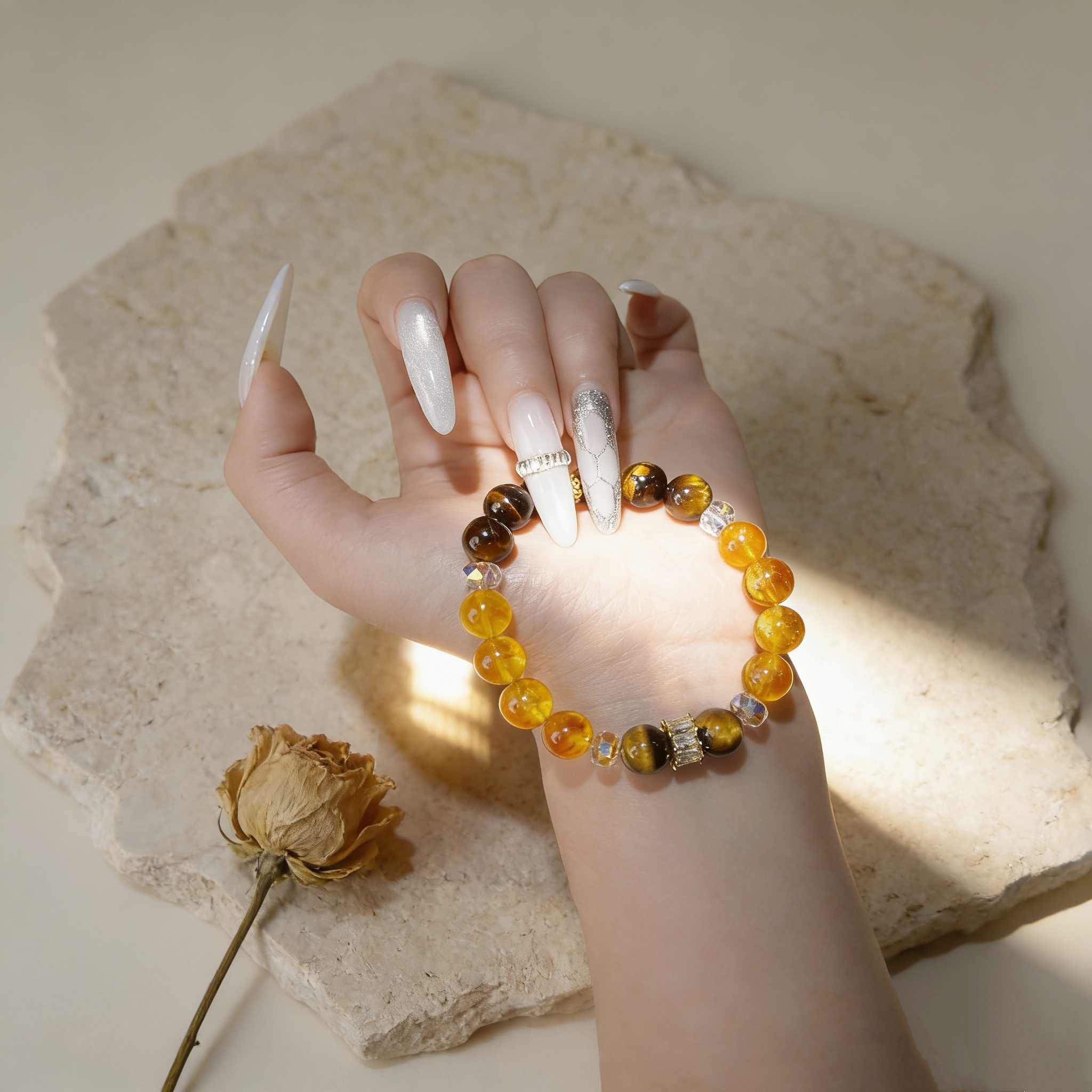 Tiger Eye Citrine Bracelet