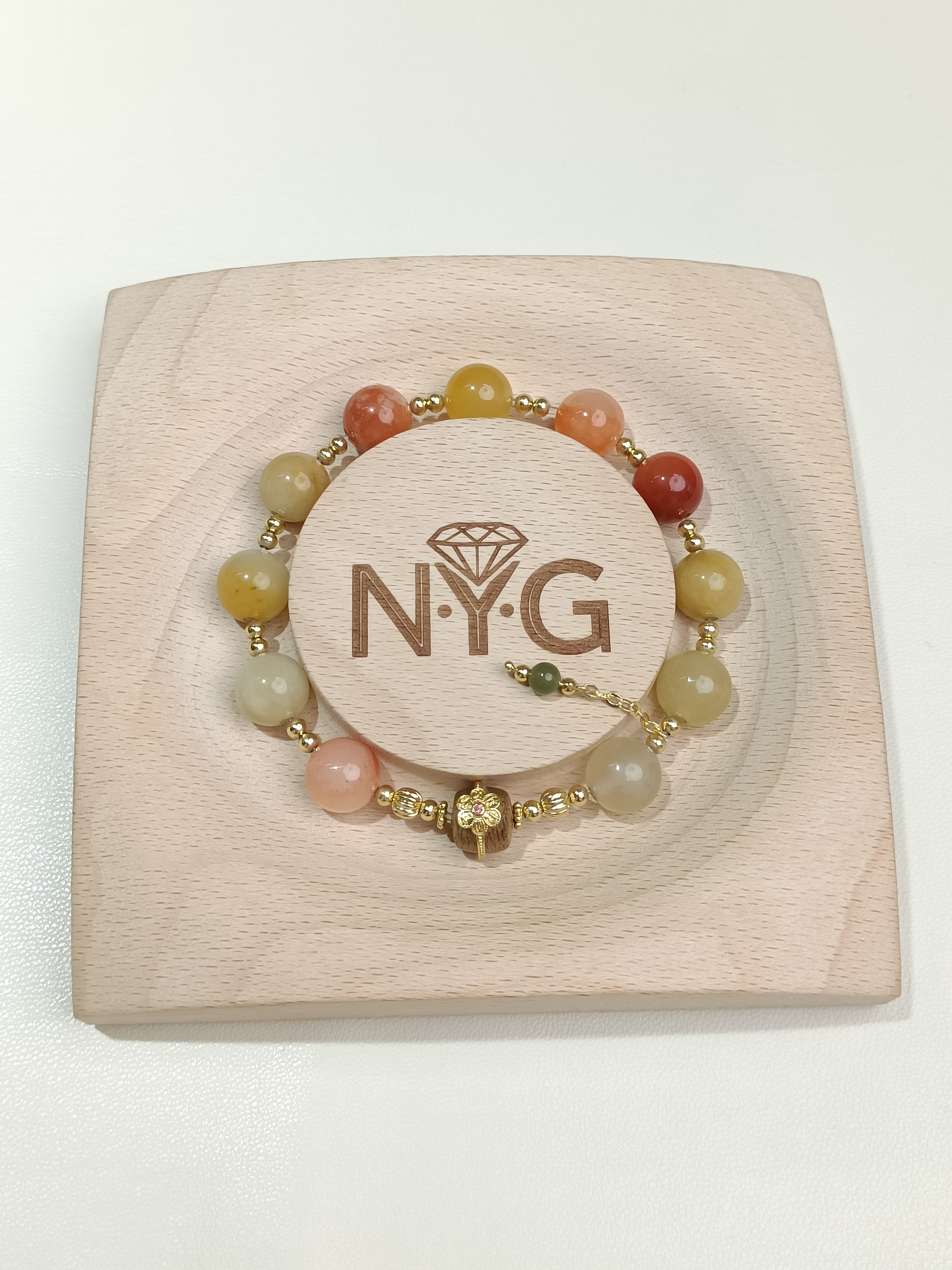 Green aventurine lucky bracelet