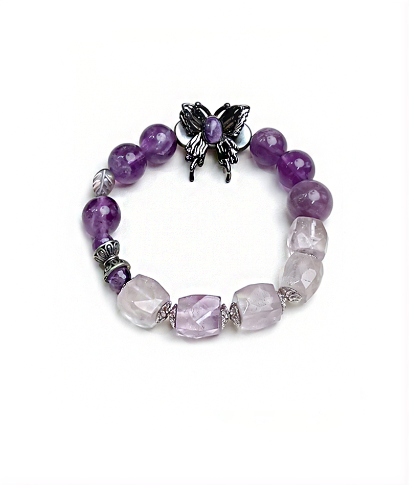 Purple Butterfly Bracelet