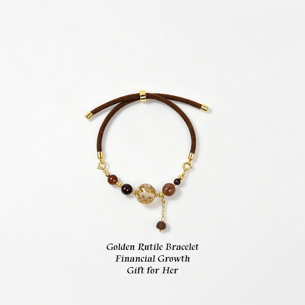 Rutilated Quartz  Bracelet / DIY