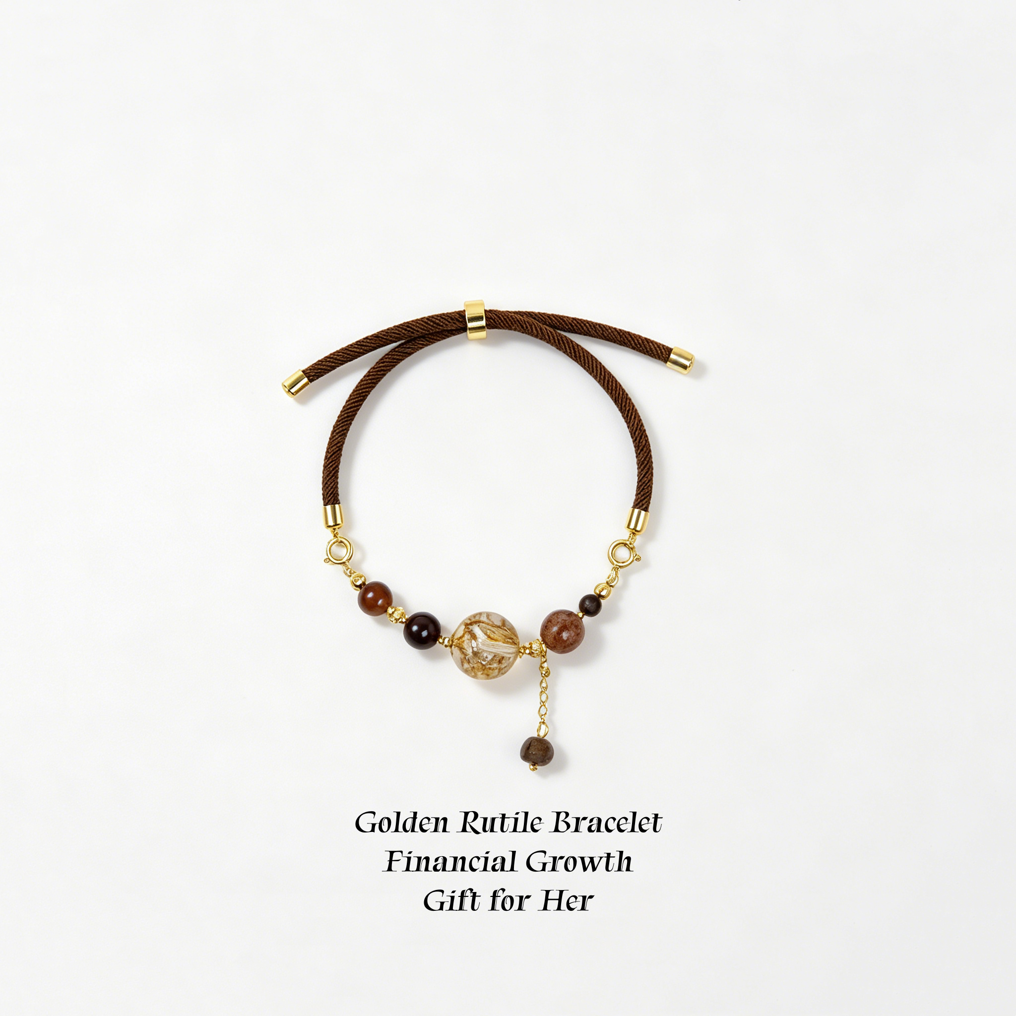 Rutilated Quartz  Bracelet / DIY