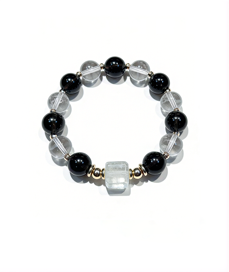 Tea crystal white water bracelet