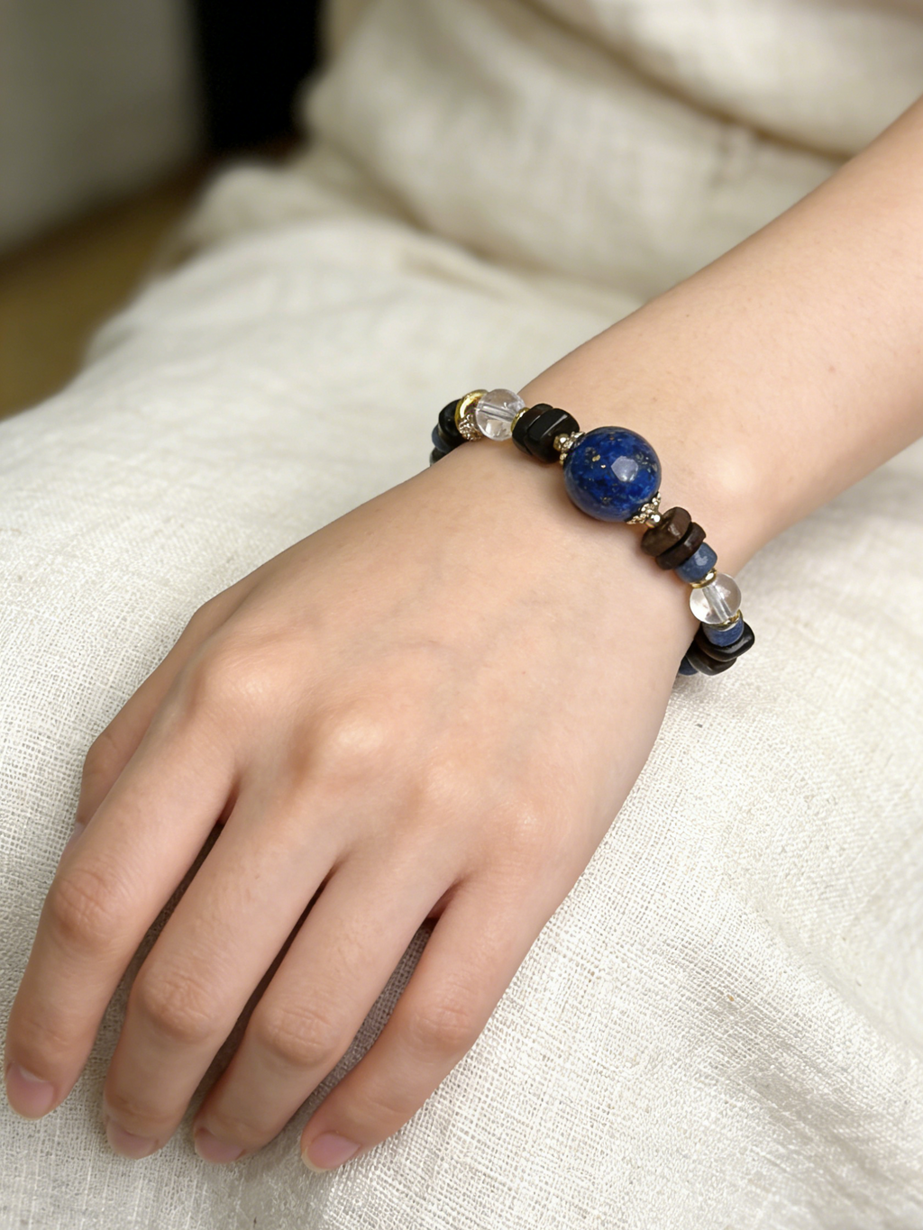 Lapis Lazuli  Crystal Bracelet