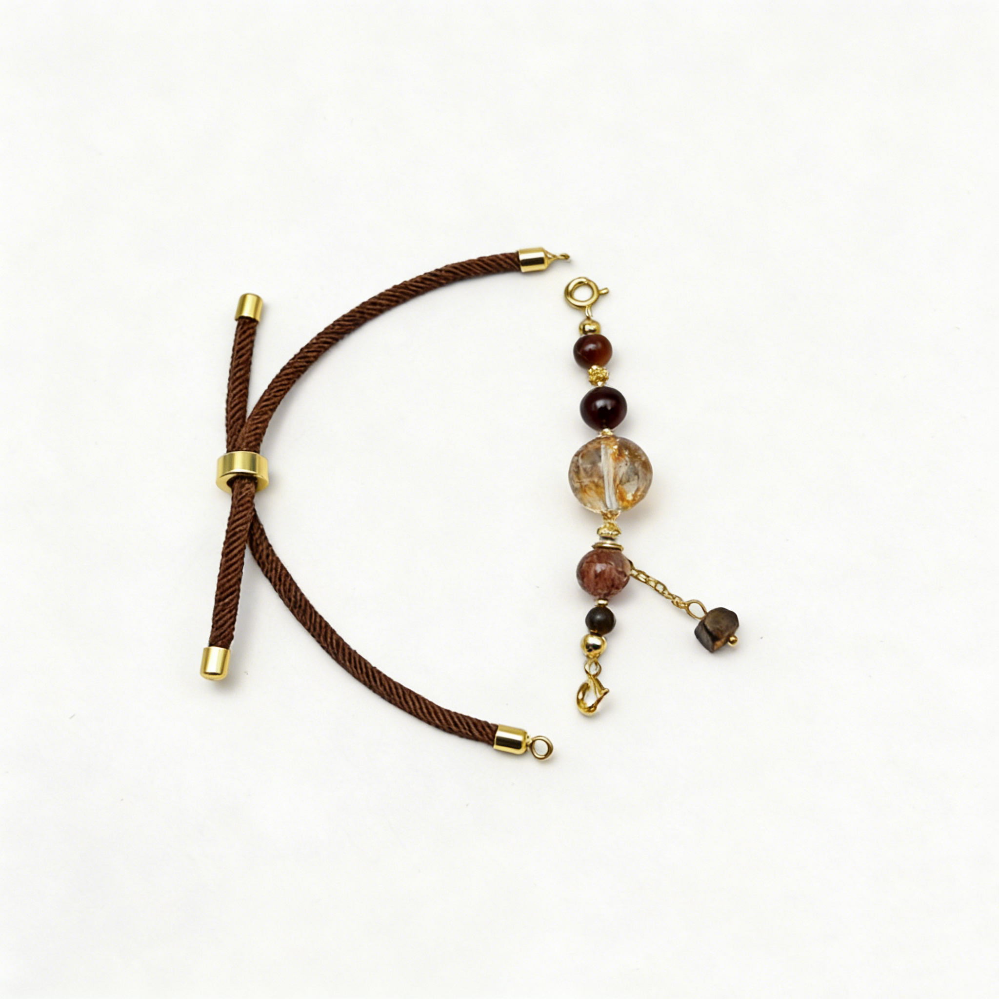 Rutilated Quartz  Bracelet / DIY
