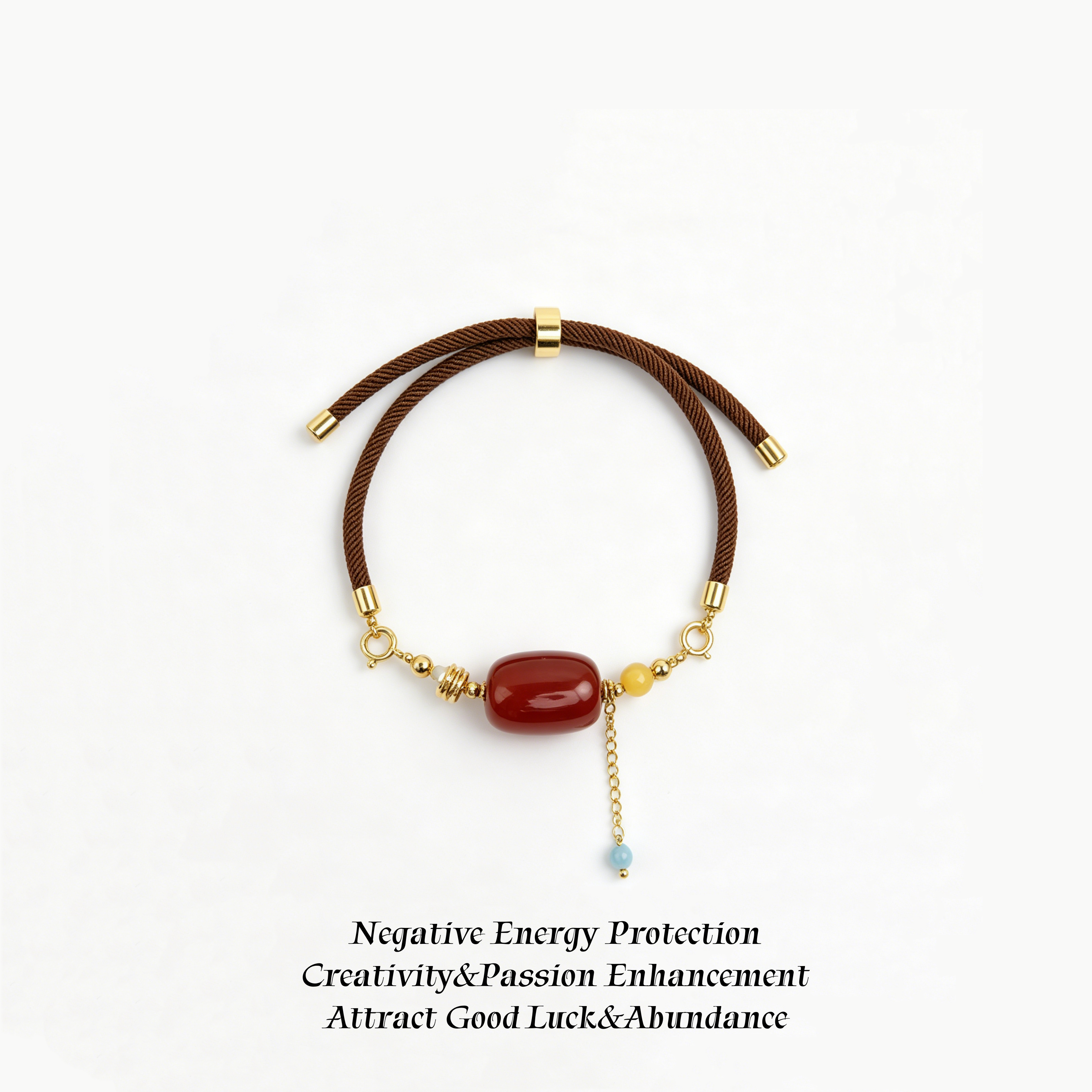 DIY Red Agate Bracelet