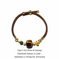 DIY Square Tiger Eye Bracelet