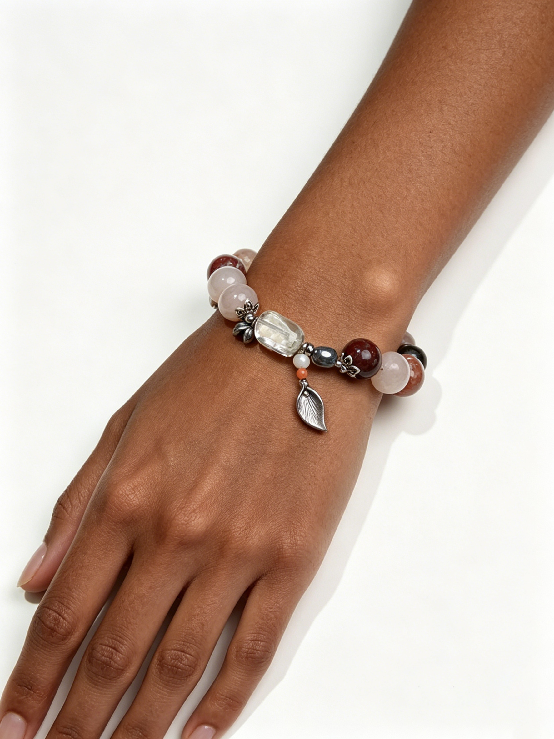 Red glue crystal bracelet
