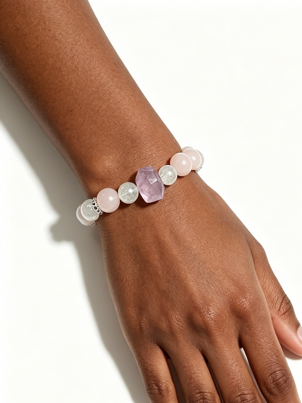 Misty Pink Amethyst Bracelet